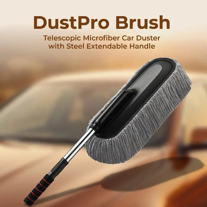 Microfiber Car Duster with Steel Extendable Handle (Pack of 1)